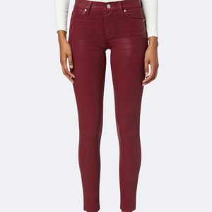 *new* Hudson Nico Coated Mid-Rise Super Skinny Jeans 27